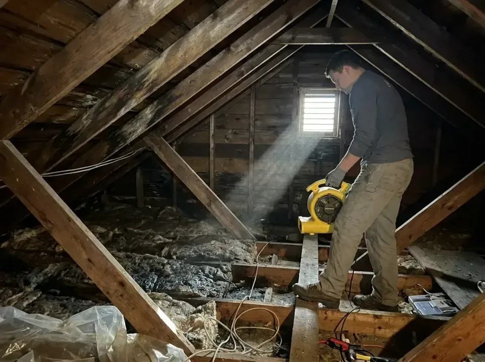 attic-water-damage-drying-proc-007 — frequently asked questions, Emergency Water Extraction & 24/7 Flood Response in Chackba…
